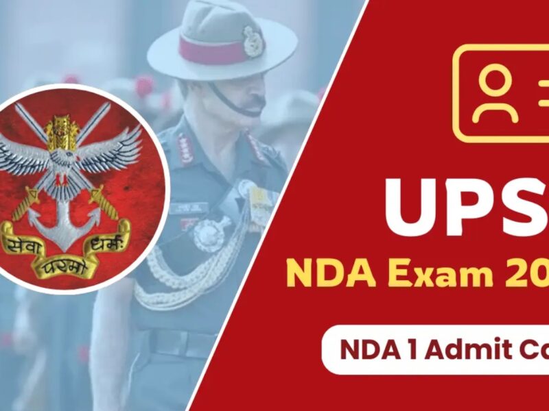 UPSC NDA admit card 2024